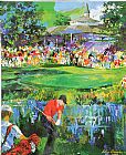 Leroy Neiman 18th at Valhalla painting